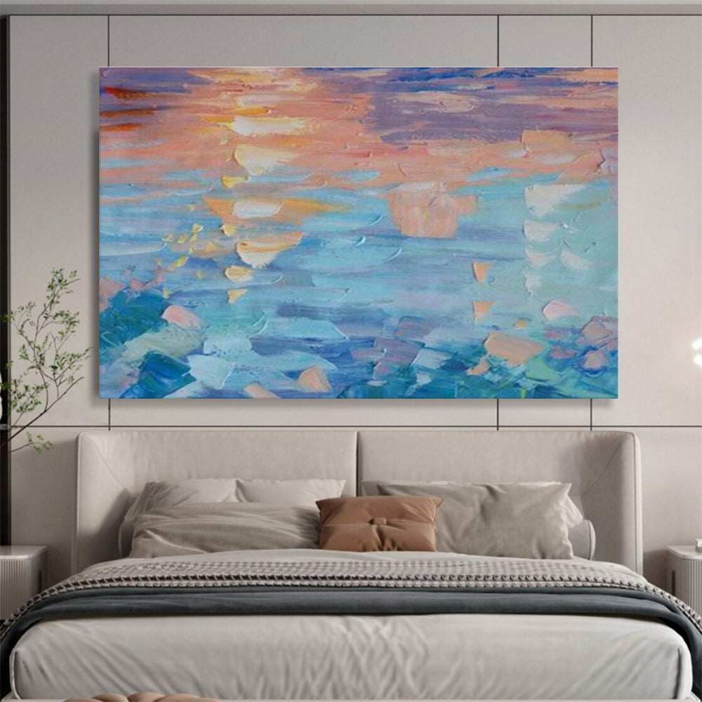 sunset water sky abstract design 7
